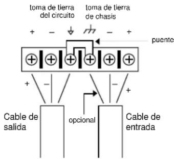 DBX 1231 - Conexiones de cable con toma de tierra - 2