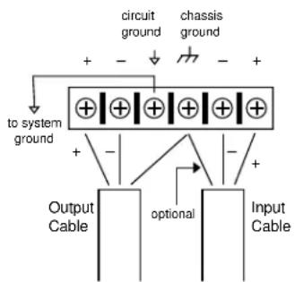 DBX 1231 - Wiring Connections With Ground - 1