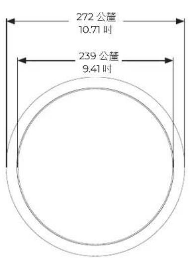 BOSE FreeSpace FS4CE - 產品尺寸 - 1