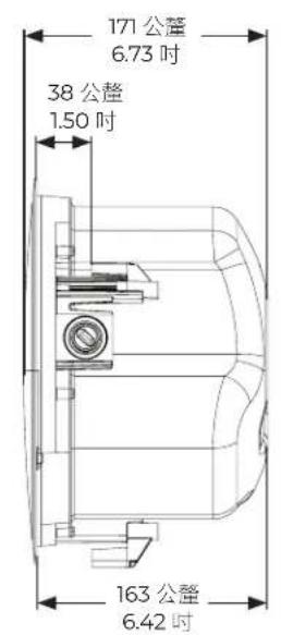 BOSE FreeSpace FS4CE - 產品尺寸 - 2