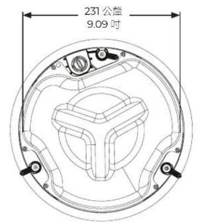 BOSE FreeSpace FS4CE - 產品尺寸 - 3