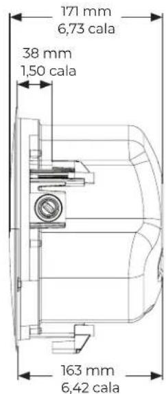 BOSE FreeSpace FS4CE - Wymiary produktu - 2