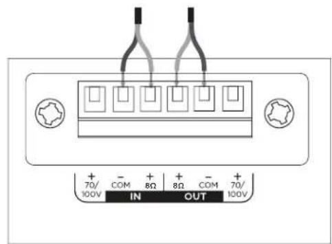 BOSE FreeSpace FS4CE - 接线图 - 2