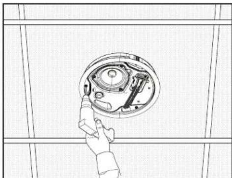 BOSE FreeSpace FS4CE - スビ一力一の取り付け - 4