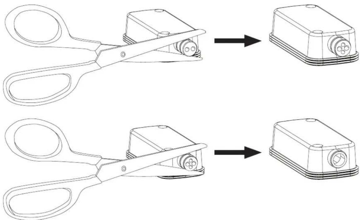 BOSE FreeSpace FS4CE - Préparation du capot de protection des entrées résistant aux intempéries - 1