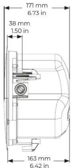 BOSE FreeSpace FS4CE - Product Dimensions - 2