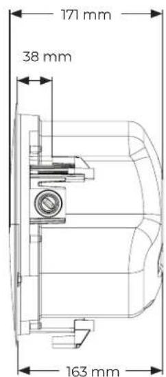 BOSE FreeSpace FS4CE - Afmetingen van het product - 2