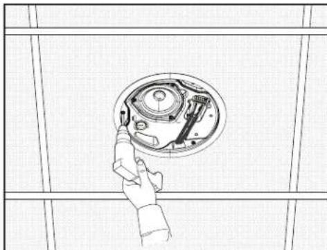 BOSE FreeSpace FS4CE - スビ一力一の取り付け - 5