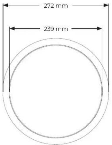 BOSE FreeSpace FS4CE - Afmetingen van het product - 1