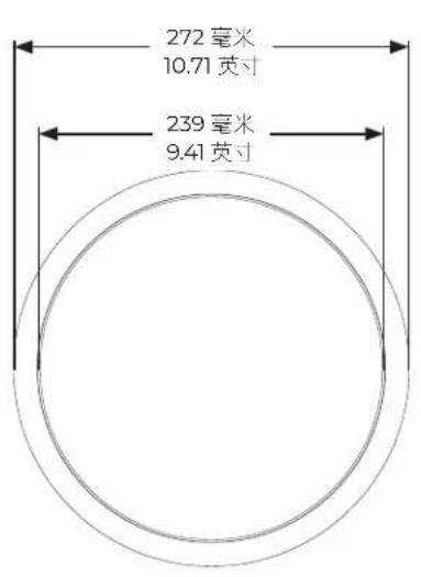 BOSE FreeSpace FS4CE - 产品尺寸 - 1