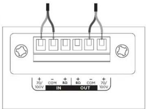 BOSE FreeSpace FS4CE - 接线图 - 1