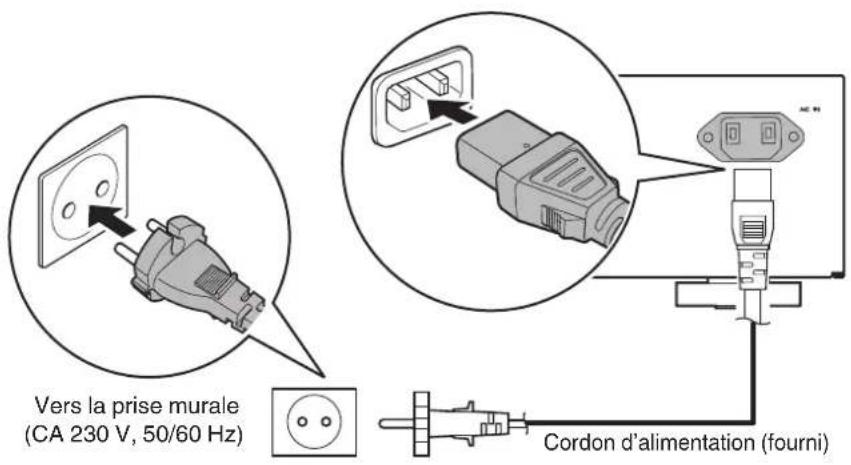 MARANTZ CD6007 - Connexion du cordon d'alimentation - 1