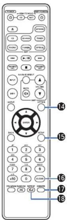 MARANTZ CD6007 - Touches du système - 5