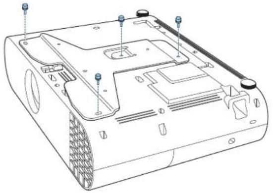 EPSON ELPMB60 - Fixar a placa do projetor - 4