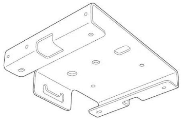 EPSON ELPMB60 - Attaching the Ceiling Mount/Floor Stand Plate - 1