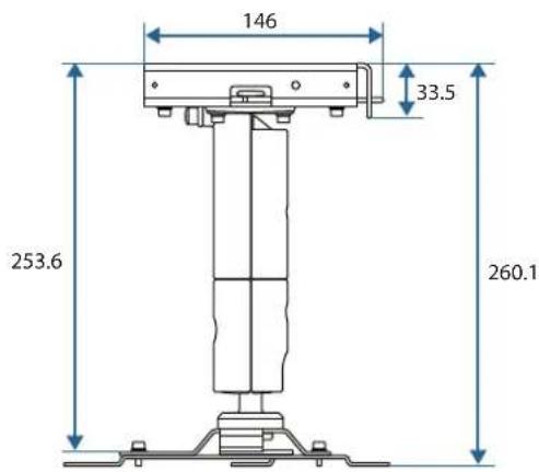 EPSON ELPMB60 - 外形寸法図 - 3
