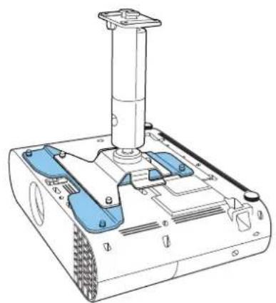EPSON ELPMB60 - プロジェクター用プレートを取り付ける - 1