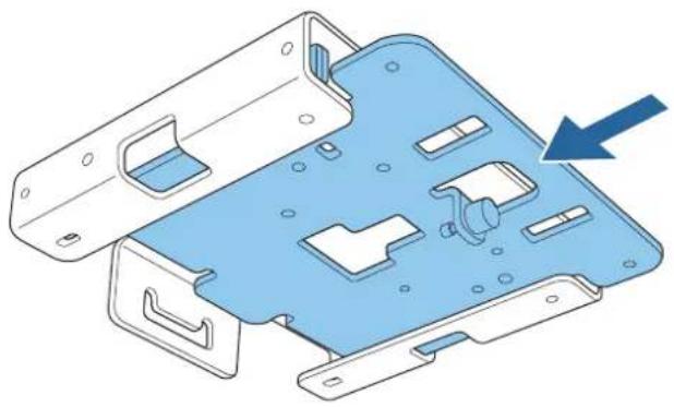 EPSON ELPMB60 - Instalar a placa do suporte para montagem no teto/suporte para solo - 2