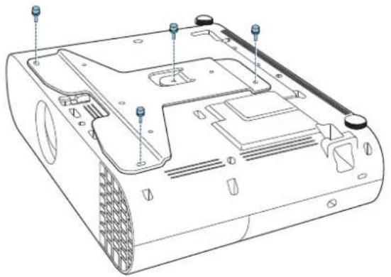 EPSON ELPMB60 - プロジェクター用プレートを取り付ける - 4