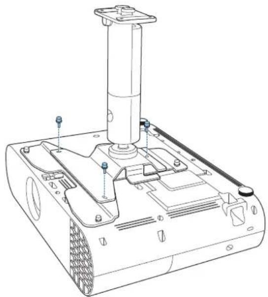 EPSON ELPMB60 - プロジェクター用プレートを取り付ける - 8