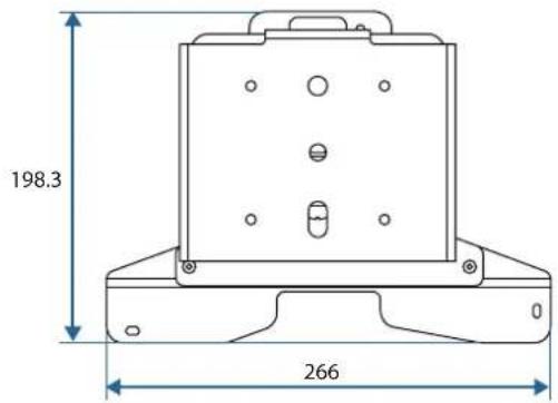 EPSON ELPMB60 - 外形寸法図 - 1
