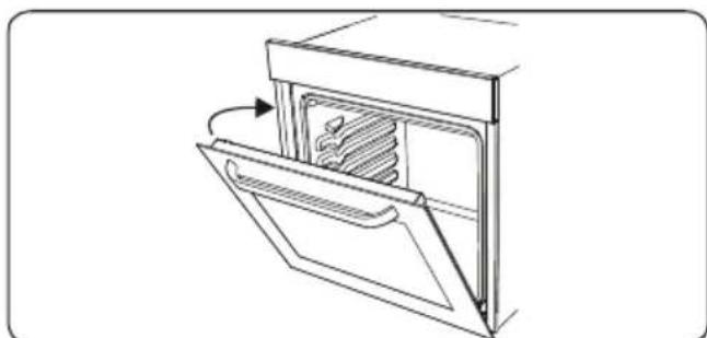 VESTEL VEB34106 - Backofentür mit Soft-Close-Funktion - 1