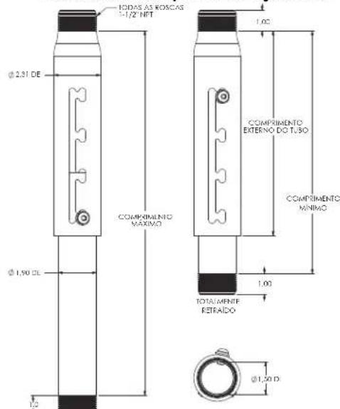 EPSON ELPMBC04 - COLUNA DE EXTENSão DE COMPRIMENTO AJUSTÁVEL - 5
