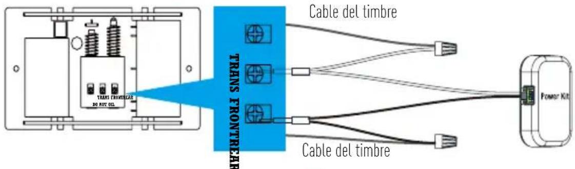 EZVIZ DB1C - Instalacion del kit de alimentacion - 7