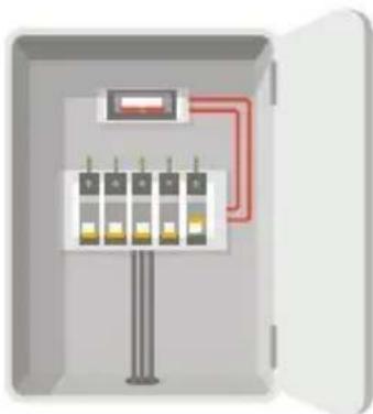 EZVIZ DB1C - Installera strömdosa - 1