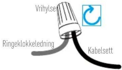 EZVIZ DB1C - Installasjon av strømadapter - 9
