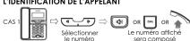 ALCATEL Temporis 55CE - AFFICHAGE DES APPELS ENTRANTS - 2