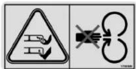 VIKING MT 820 - Danger: Dismemberment. - 1