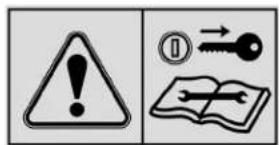 VIKING MT 820 - Warning: Remove Key Before Servicing. - 1