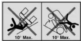 VIKING MT 820 - Danger: Machine Rollover. - 1