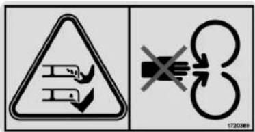 VIKING MT 820 - Danger: Machine Rollover. - 3