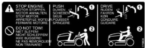 VIKING MT 820 - Danger: Machine Rollover. - 4