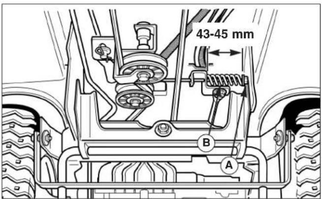 VIKING MT 820 - REGLAGE DU MECANISME DE DIRECTION - 2