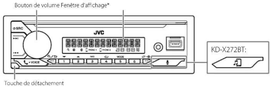JVC KDX272BT - Fonctionnement de base - 1