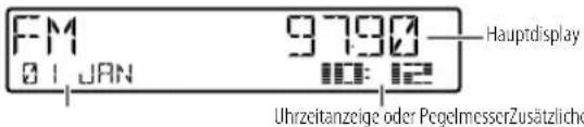 JVC KDX38MDBT - Ändern der Display-Information - 1