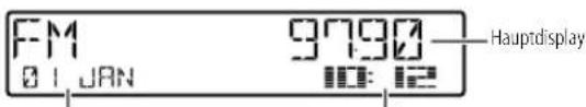 JVC KDX472DBT - Ändern der Display-Information - 1