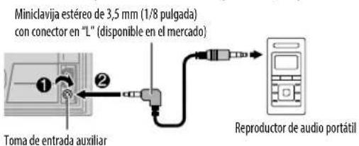 JVC KWX830BT - Uso de un reproductor de audio portátil - 1