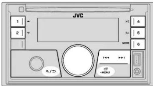 JVC KWX830BT - Source selectiontable: - 1