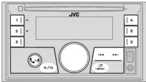 JVC KWX830BT - BLUETOOTH—Mobile phone - 1