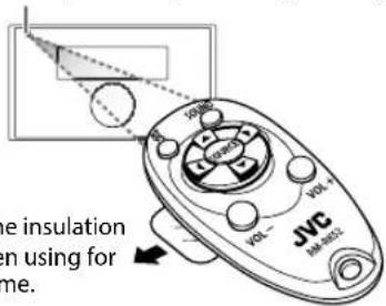 JVC KWX830BT - Remote control (RM-RK52) - 1