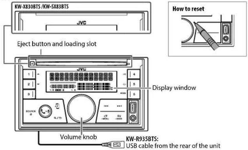 JVC KWX830BT - BASICS - 1