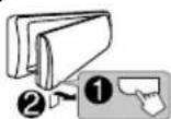 JVC KDX362BT - Façade - 3