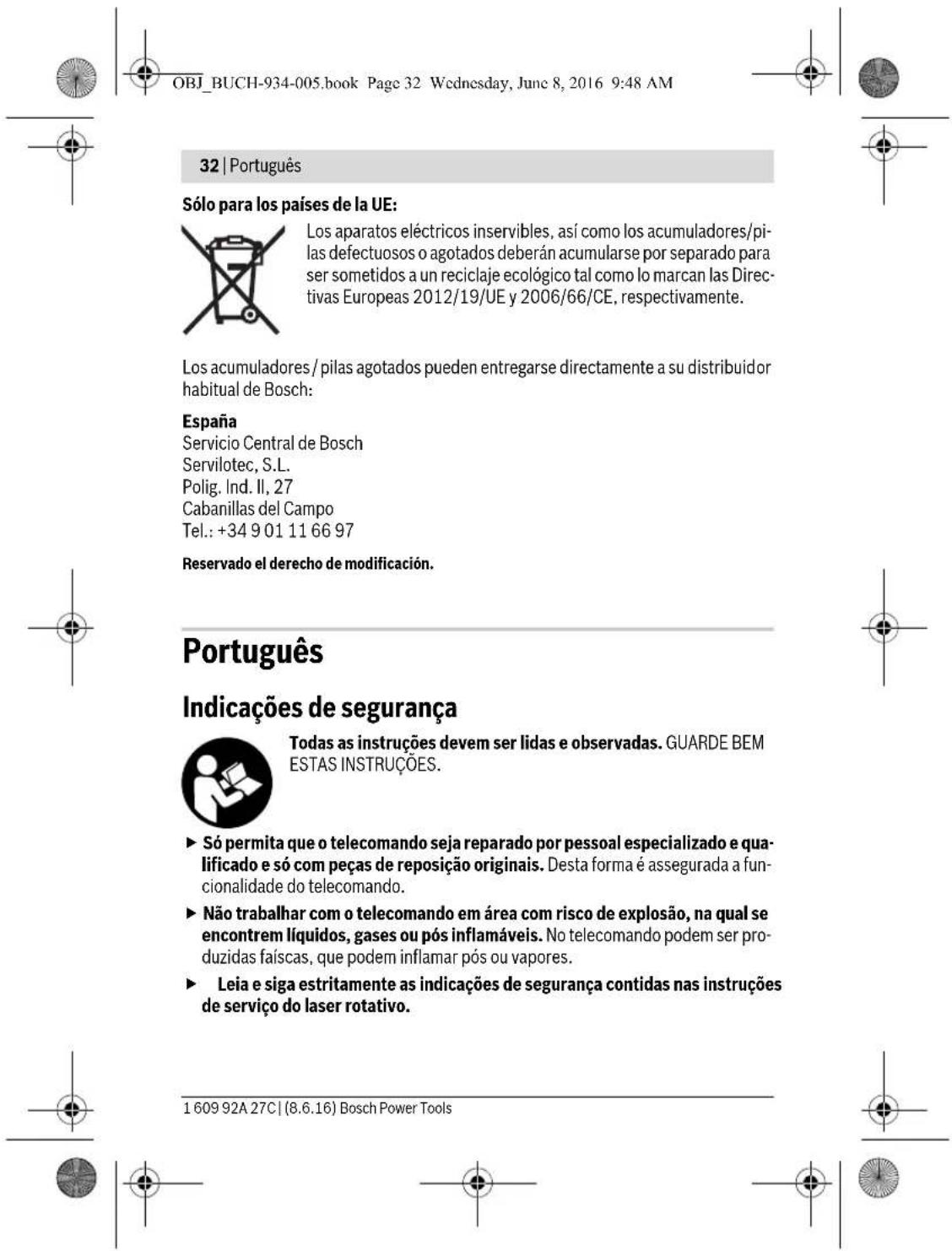 BOSCH RC 1 Professional - Mantenimiento y limpieza - 6