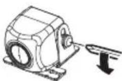 JVC KVCM30 - Instalacion de la CAMERA/ajuste de su angulo - 1