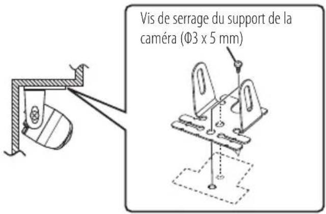 JVC KVCM30 - Fixez fermement laamera à sa place. - 1