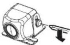 JVC KVCM30 - Kamera einbauen/Kamerawinkel einstellen - 1